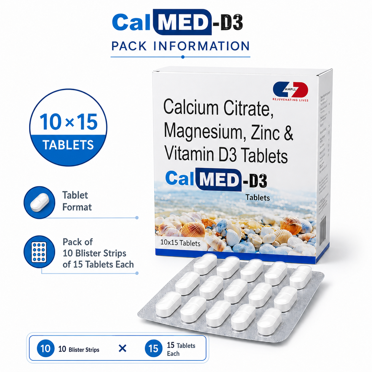 CALMED D3 Calcium Tablets