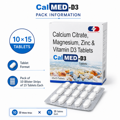 CALMED D3 Calcium Tablets