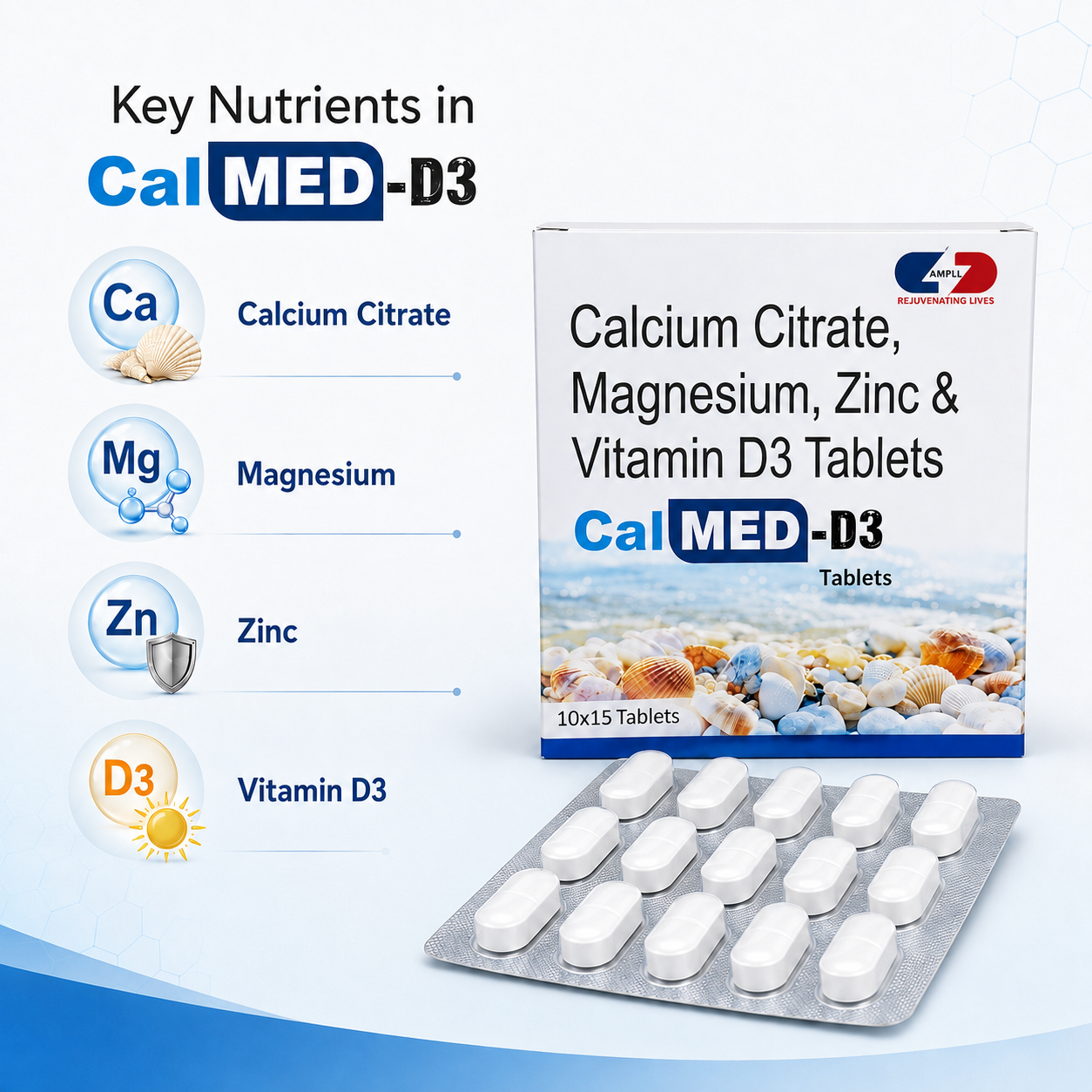 CALMED D3 Calcium Tablets