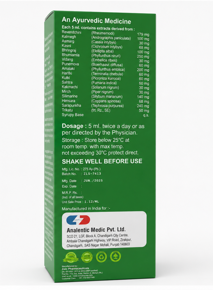 Amoliv-SL Advanced Liver Support Formula Nutritional Supplement