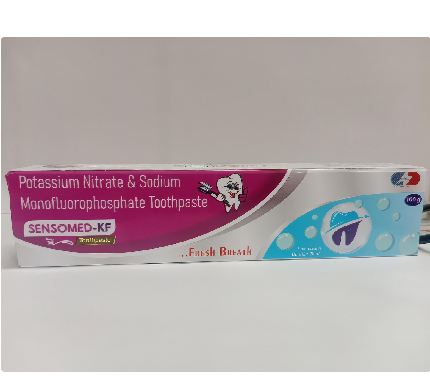 SENSOMED-KF Toothpaste | Daily Care for Sensitive Teeth | Dual Action Formula with Potassium Nitrate + Sodium Monofluorophosphate | Enamel Protection & Fresh Breath